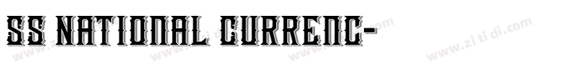 SS National Currenc字体转换